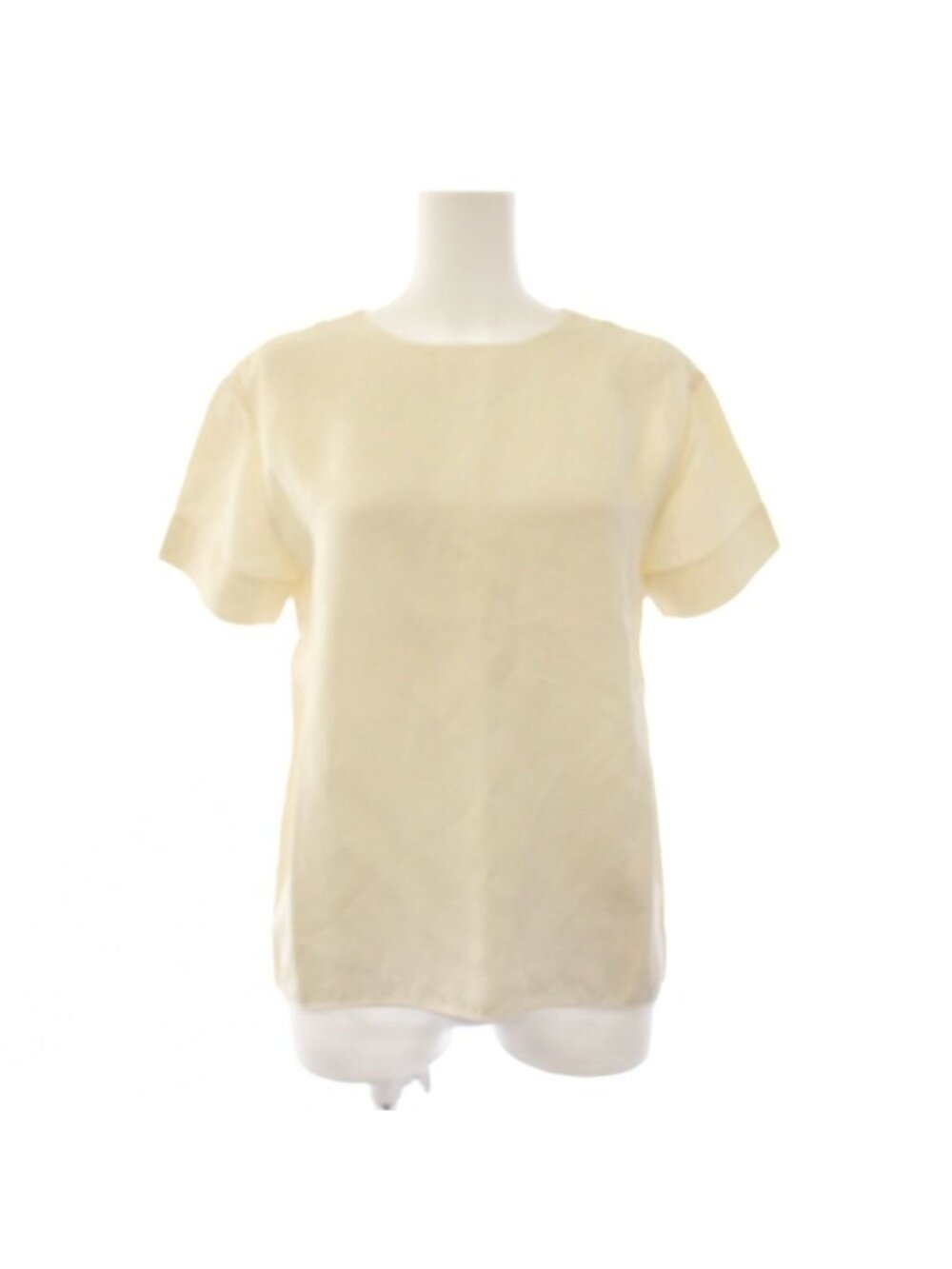Celine Phoebe Philo Era Bucky Neck Shirt Blouse Pullover Short Sleeve 36